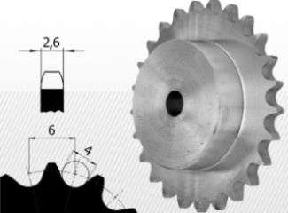 Roata de lant 04B-1 Z=45