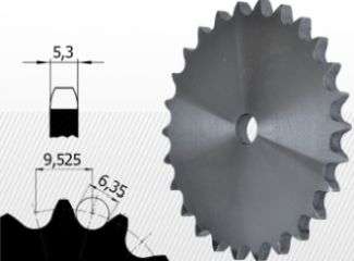 Roata disc pentru lant 06B-1 Z=13