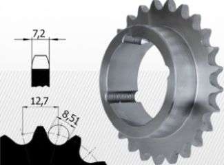 Roata de lant 08B-1 Z=19 BC1210 calit