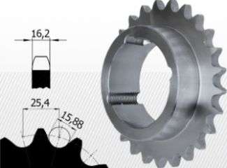 Roata de lant 16B-2 Z=38 BC3020, C45