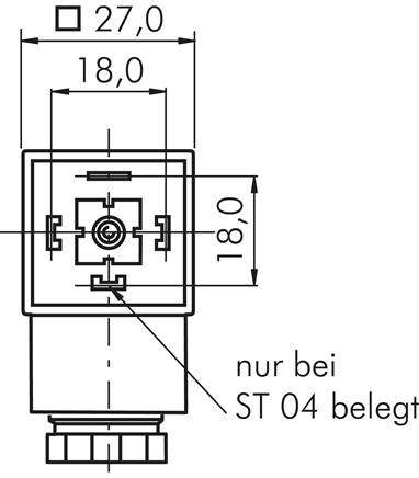 Bobina electromagnetica 12 V=, forma E,dimensiune conector 3