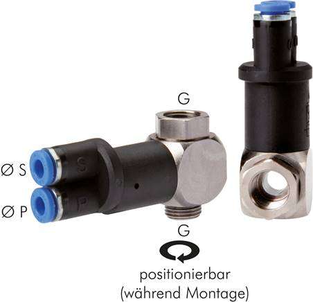 Racord pneumatic push-in G 1/8&quot; -4mm, Standard