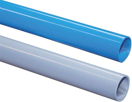 Tub de aluminiu, 15 x 12mm,albastru (RAL 5015) 