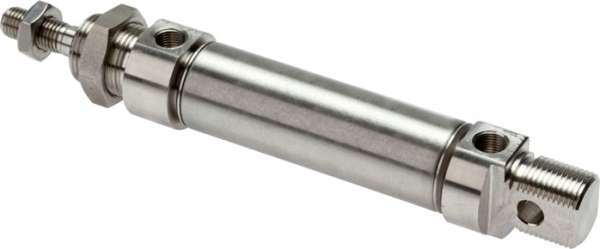 Cilindru pnaumatic ISO 6432  inox, piston 16 mm, cursa de 32