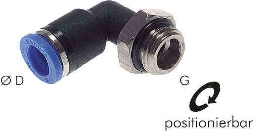 Racord push-in cot G 1/2"-12mm, IQS standard