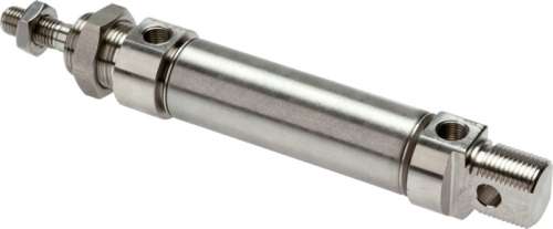 Cilindru pnaumatic ISO 6432  inox, piston 16 mm, cursa de 12